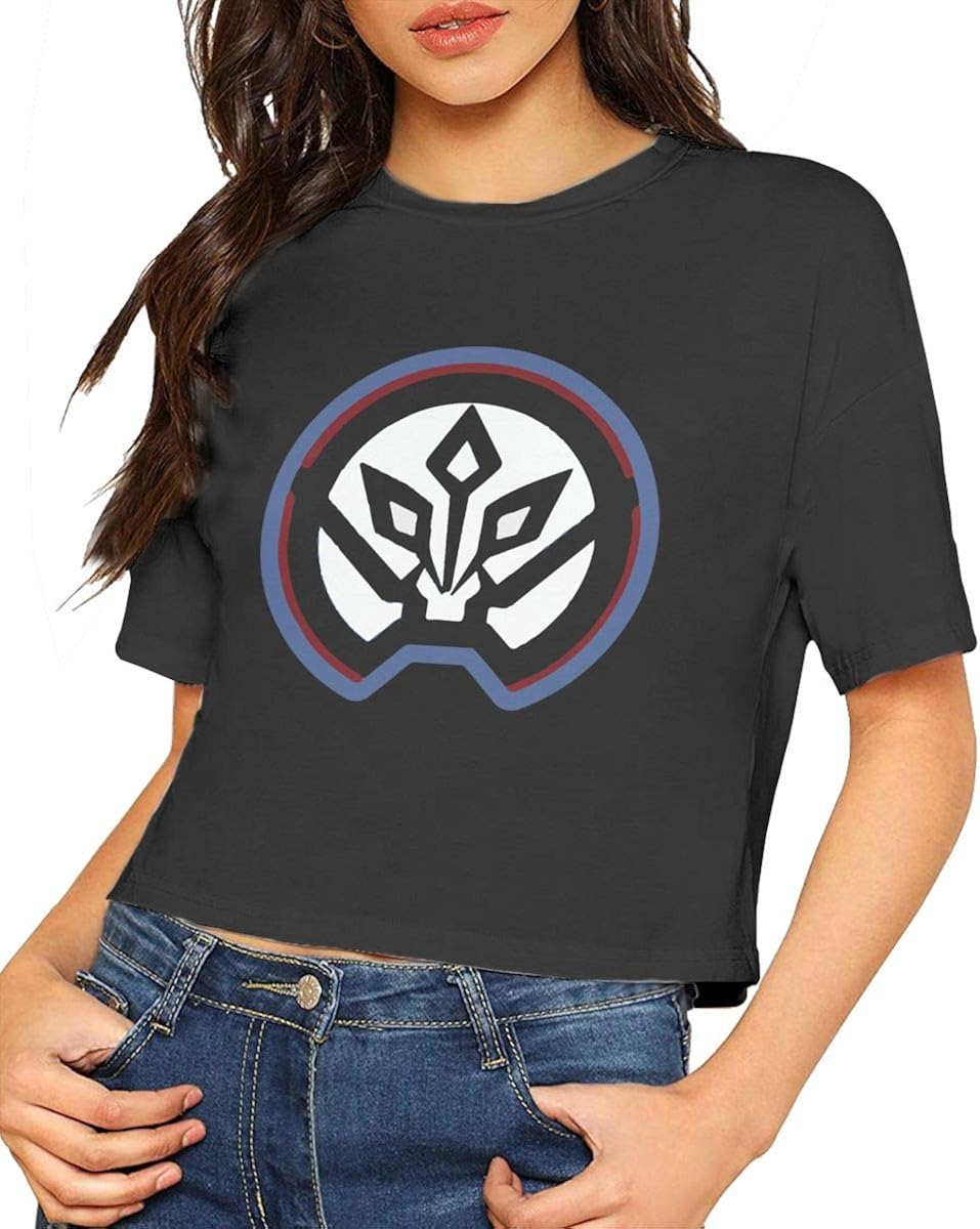 Womens Cotton T-Shirt Thrawn Crop Top Short Sleeve Graphics Tees at Amazon Womenâs Clothing store