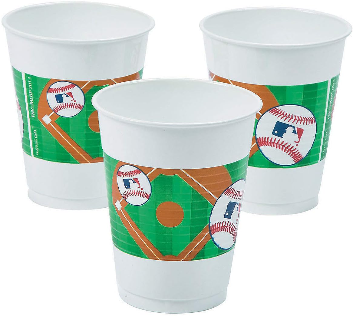 Fun Express Rawlings Baseball 16 Oz Cups (25pc) Party