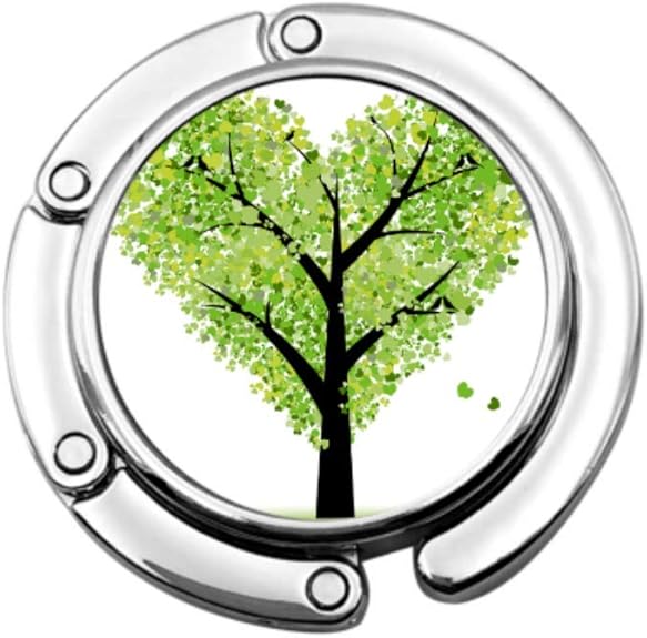 Perchas de monedero de corazones de hojas de amor de árbol de Alentine