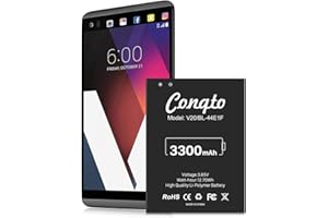 SHENMZ [3300mAh] LG V20 Battery, (2025 New Version) Conqto New Upgraded 0 Cycle Durable Extended Battery Replacement for LG V20 BL-44E1F H910 H918 VS995 US996 LS997 Phone/LG V20 Spare Battery
