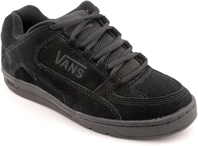 black leather vans amazon