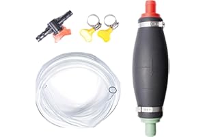 Manual Siphon Hand Pumps for Petrol Oil with Hose Portable High Flows Transfer Pumps Rubber