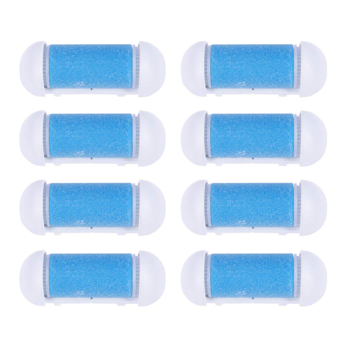 SOLUSTRE 10pcs Coarse Replacement Roller Refill Heads Pedicure Rasp Foot File Cracked Skin Corns Callus Remover Refill for Pedi Perfect Electronic Foot File
