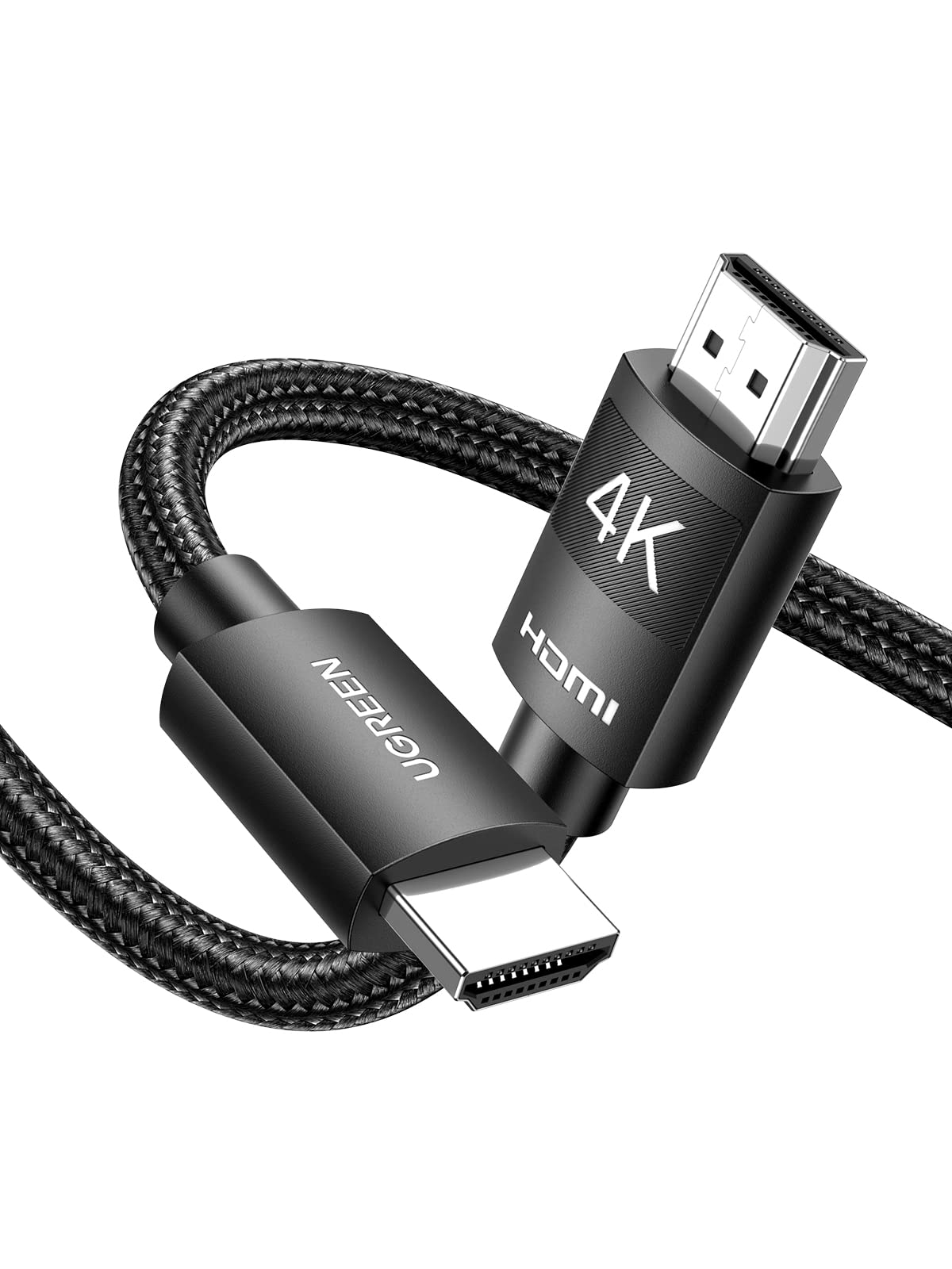 UGREEN HDMI Cable 4K Ultra HD HDR 1440P 1080P@144/120Hz ARC Dolby Atmos HDCP 2.2 18Gbps High Speed Ethernet HDMI 2.0 Lead Compatible with Soundbar TV Laptop Monitor PS5/4 Xbox PC DVD Player Sky Q(3M)