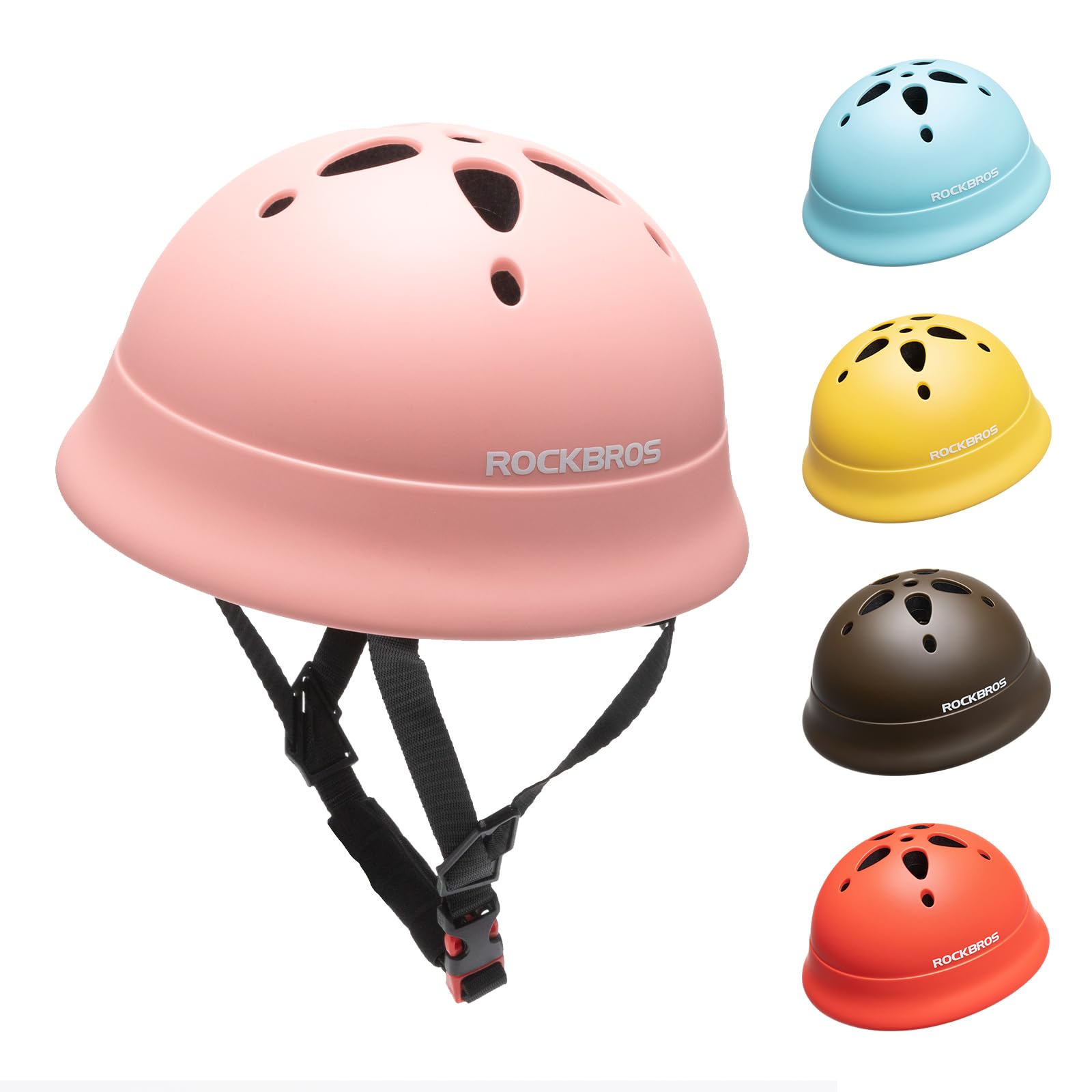 ROCKBROS Kids Bike Toddlers Helmet for 2-5 Years Kids Safety Protection Helmet for Scooter, Balance Bike, Kids Bicycles, Skateboards (48-52 cm)