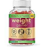 ACTIV PLUS Gainer for Women | 10 clinically Studied Ingredients | Plant Based Vegan Strawberry Flavor | Packaging May Vary | Sugar Free 60 Gummies