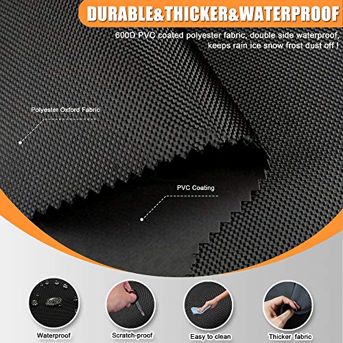 2 Windshield+Thicker+Magnets+Windproof+Waterproof