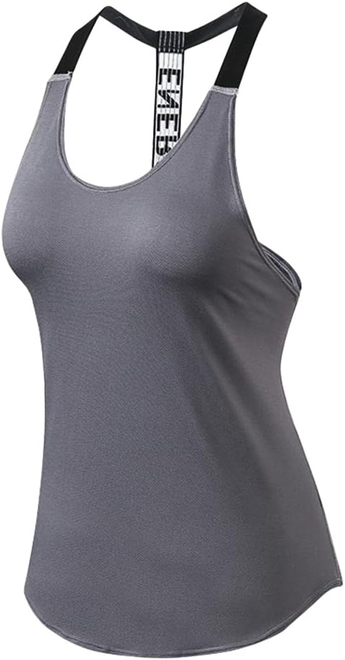 YiJeee Womens Open-Back Camisole Tops Sleeveless Gym Sports Cami Vest Tank Top
