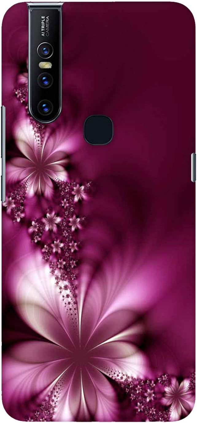 NAV Printed Back Cover for Vivo V15 (Multicolor-Plastic)