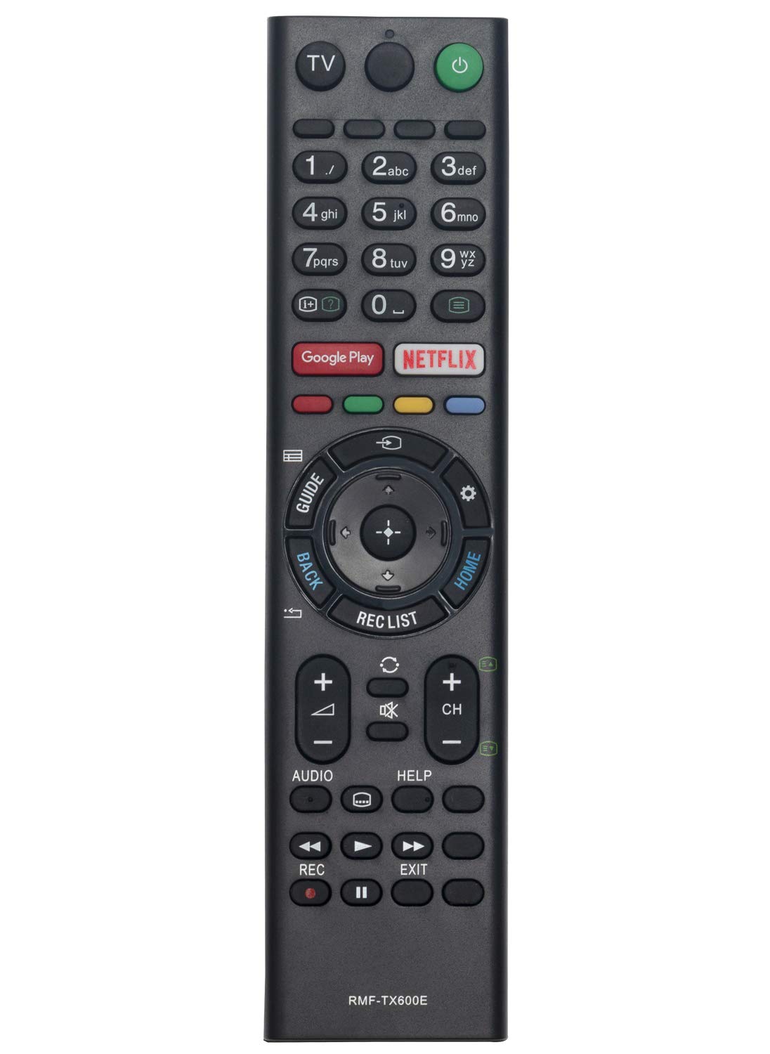 VINABTY RMF-TX600E IR Remote Fit for Sony Android TV KD-48A9 KD-65A85 KD-49XH8196 KD-49XH8588 KD-55XH8196 KD-55XH9288 KD-65XH8196 KD65XH9288 KD-65XH9299 KD-75XH9288 KD-75XG8599 KD-77AG9 KD-85ZG9
