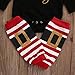 MA&BABY 3pcs Baby Girl Boy Cute Long Sleeve Romper Leg Warmers Hairband Outfits Christmas Sets (0-6 Months)