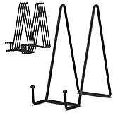 Decolore 8 Inch 5 Pack Black Metal Display Stands
