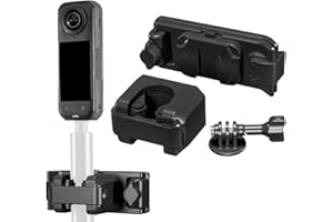 Gaekol Selfie Stick Holster Mount for Insta360/DJI/Gopro Action Camera, Backpack Strap Clip Selfie Stick Quick-Release Mount 