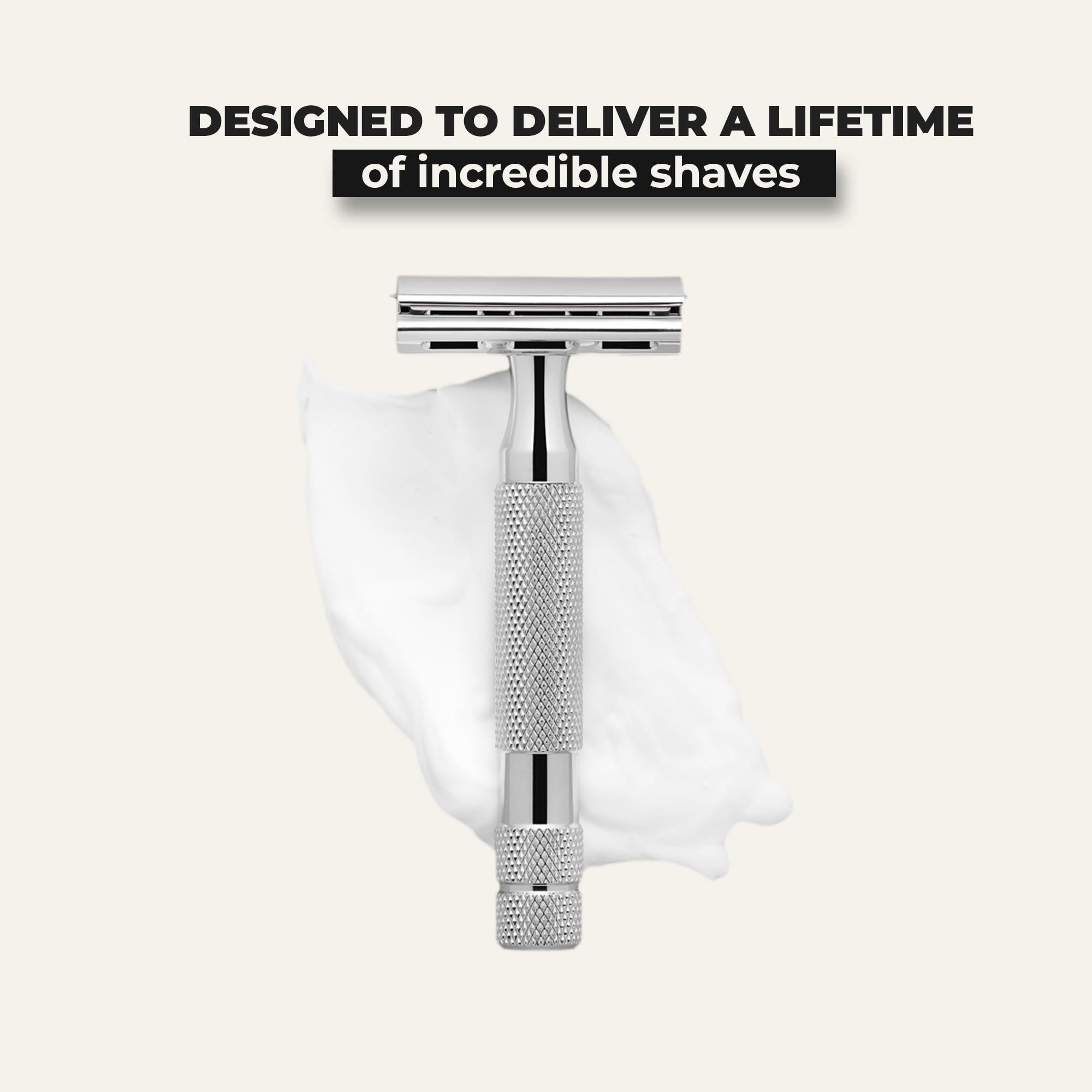 Mua ROCKWELL RAZORS 6C White Chrome Safety Razor for Sensitive Skin ...