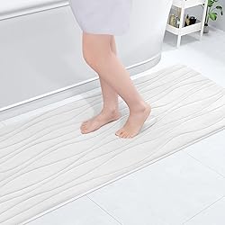 Buganda Memory Foam Bathroom Rug Mat 47x17, Extra