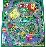 Silli Me: Farm Felt Play Mat with Train Track Design