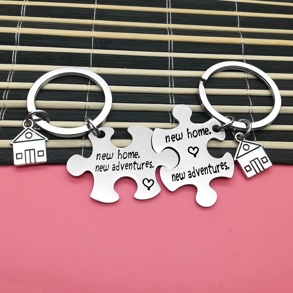 Huwujiu for New Home Keyring New Home Gifts Housewarming Gifts for New Homeowner First Home Keyring Gifts New House Keyring Moving in Gifts for Women Men Friends Family - Image 5