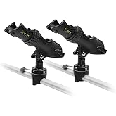 HITORHIKE Fishing Rod Holder Universal Fit Kit Allows for 360-degree Adjustment Kayak Fishing Boat Powerlock Rod Holder
