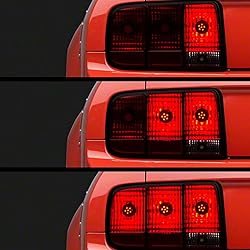 Terisass Car Tail LED Light 3 Step Sequential