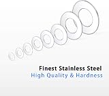 Yibaijia 360Pcs Stainless Steel Flat Washers M2-M10 Metric Set view 3