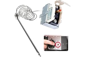 MCAMPAS PP10084 High Limit Switch Thermostat for Pitco Fryer, 1/4" Thread MPT, 450°F/232°C Hi Limit Safety Thermostat, Compatible with VF35/MGII/SG14/35C+/45C+/18S/18/E500D (Lchmo5030, Manual Reset)