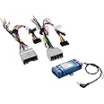 PAC RP4-CH11 RadioPRO4 Interface for Chrysler, Dodge, Jeep, RAM Vehicles with All-in-One Radio Replacement and Steering Wheel Interface, Pre-Loaded with Amplifier Retention, Seat Controls