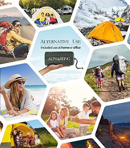AlphaBeing Camping Sleeping Pad for Backpacking, Hiking, Ultralight Inflatable Air Mattress Waterproof Compact Sleep Mat