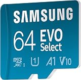 Samsung EVO Select 64GB microSD Card + SD Adapter UHS-I U3 4K UHD 160MB/s Read view 2