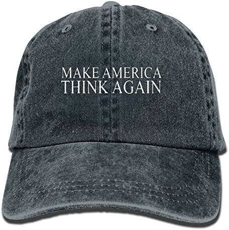 MNBHat Make America Think Again Adjustable Cotton Hat