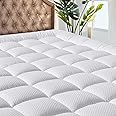 Amazon.com: MATBEBY Bedding Quilted Fitted Full Mattress Pad Cooling ...