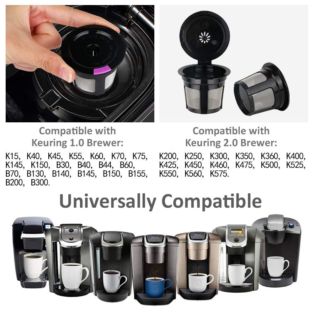 Reusable K Cups Refillable Coffee Filters For Keurig