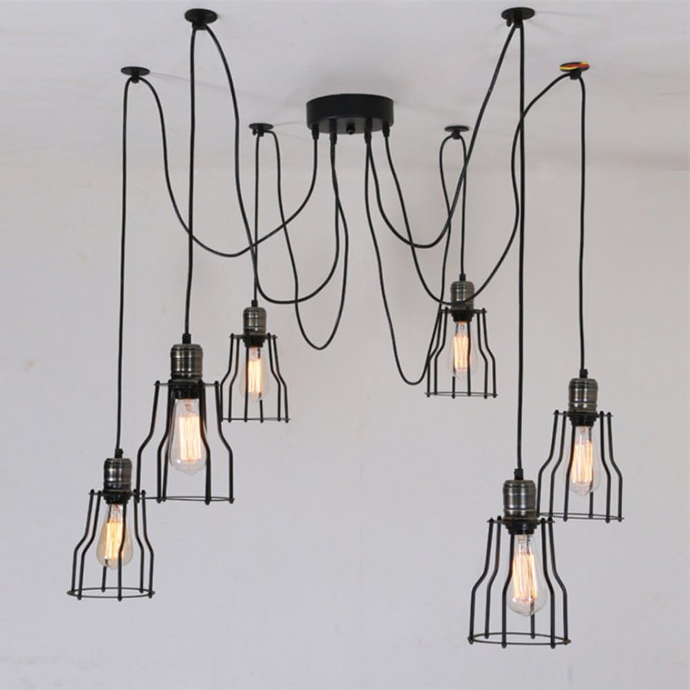 Hanamaki Vintage Ceiling Lamp Hanging Lighting Edison Multiple