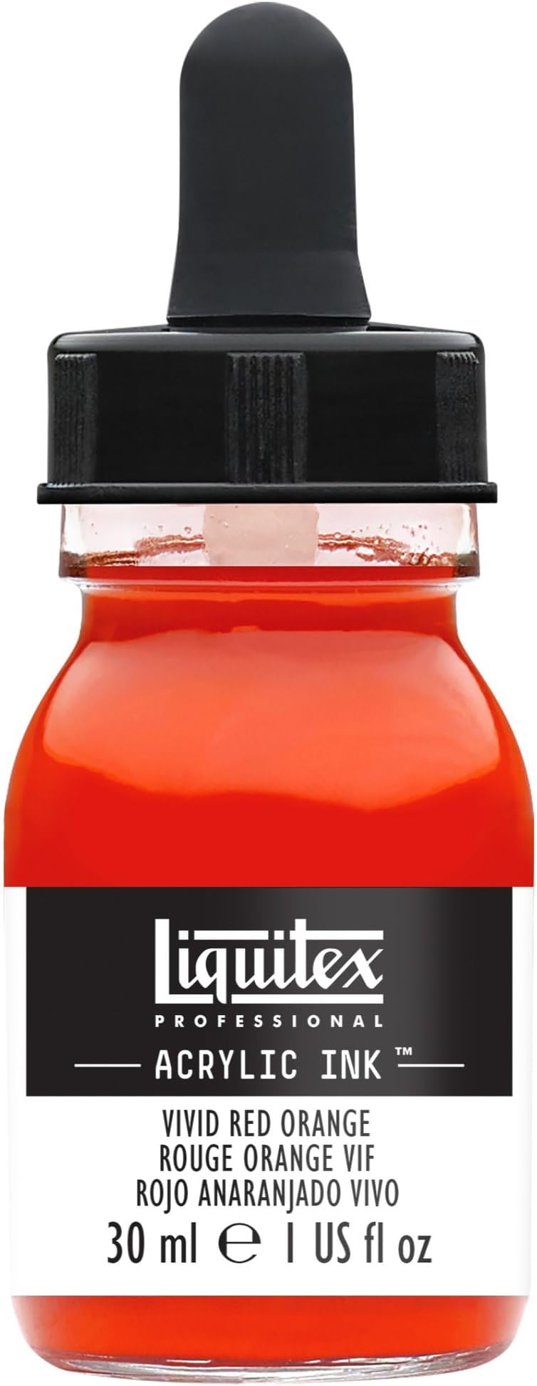 Liquitex 4260620 Liquid Professional Acrylic Paint Ink 30 ml Red-Orange