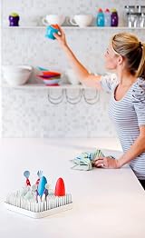 Morkka Large Baby Bottle Drying Rack Anti-Bacterial White view 2