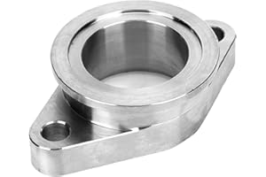 Stainless Steel Wastegate Flange, Yctze 1.5in 2 Bolt to MVS VBand Wastegate Adapter Flange tial wastegate 38mm flange v-band,
