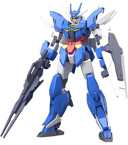 Bandai HG 1/144 Gundam Build Divers Try Age Magnum Model Kit - Gundam AGE Inspired Design With Rifle & Beam Sabers