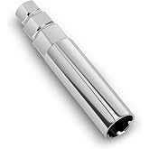 Dynofit 6 Spline Spike Lug Nut Socket,1PC Chrome Socket Key,fit M12 1/2" | for hex spline nuts,special tooth design,corrosion-resistant finish,high compatibility and durability,for spike lug nut