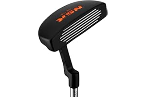 PGM Kids Putter Golf Club Right Handed with Alignment line for Age 3-15, Soft Grip Stainless Steel Putter with Enhanced Control Four Color Style JRTUG017 JRTUG006