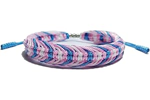 LAMIBEE Bisexual Pansexuality LGBT Proud Love Tibetan Wrist Wrap Bracelet | Amulet and Boho Rope Bracelet Bangles for Women Men Thread for Him and Her