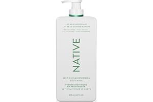 Native Body Wash Mosturizing Lily Milk & White Sage, 650 mL