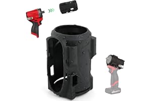 FKBAIGHTCCY 49-16-2563 Stubby Impact Driver Protective Boot for Milwaukee M12 1/2 and 3/8 Impact Driver Protective Boot for 2562-20 2563-20 2563P-20 Wrench Black Accessories