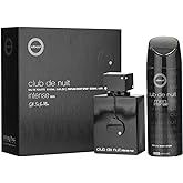 Armaf Club De Nuit Intense 2-Piece Set for Men, (3.6 Oz Eau de Toilette Spray + 6.8 Oz Body Spray)