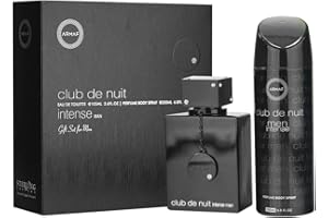 Armaf Club De Nuit Intense for Men 2 Pc Set (Eau de Toilette, 3.6 Ounce + Body Spray, 6.8 Ounce)