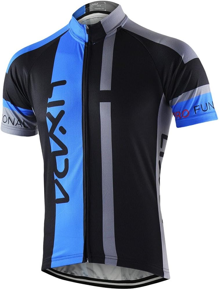 Lixada Men's Cycling Jersey Set Breathable Quick-Dry MTB Road Bike Cycling Clothing Set Short Sleeve Biking Shirt with 3D Gel Padded Shorts: Clothing