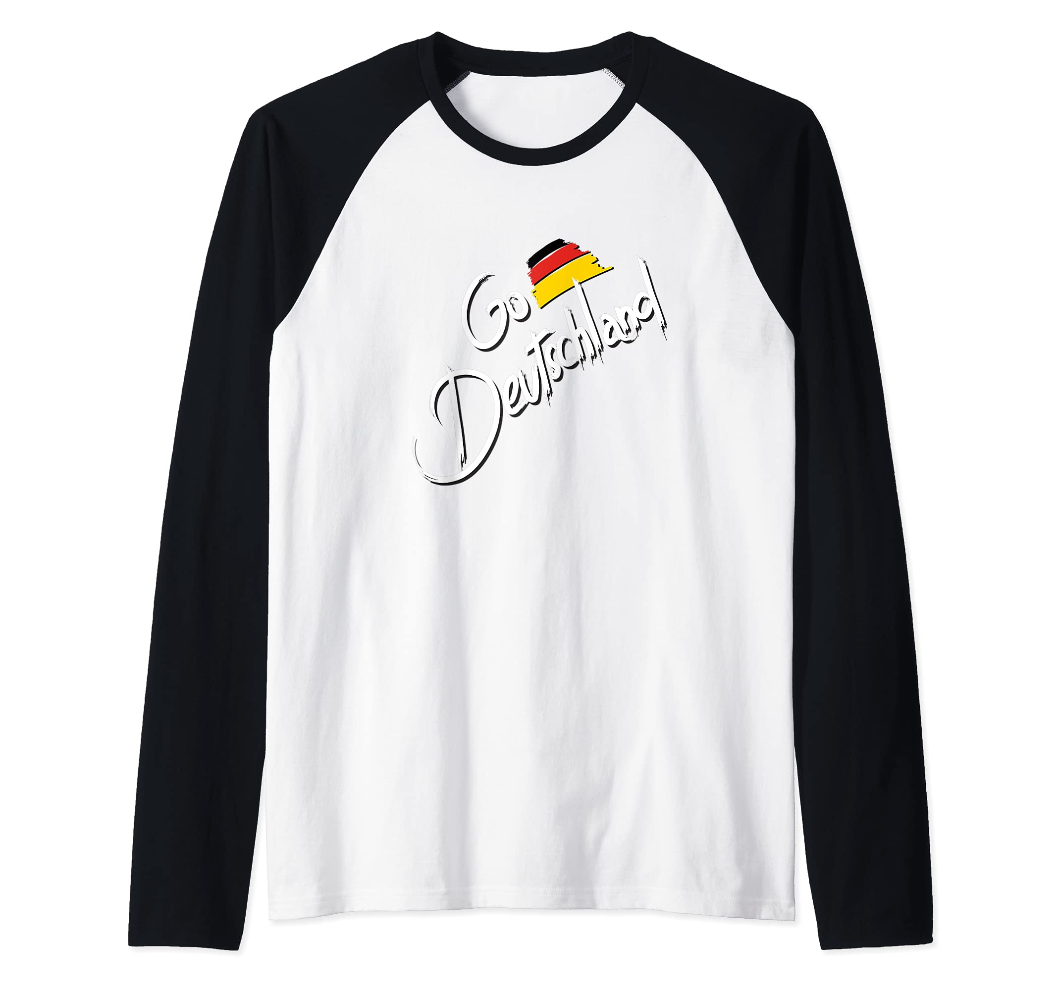 Flag Germany Raglan Baseball Tee