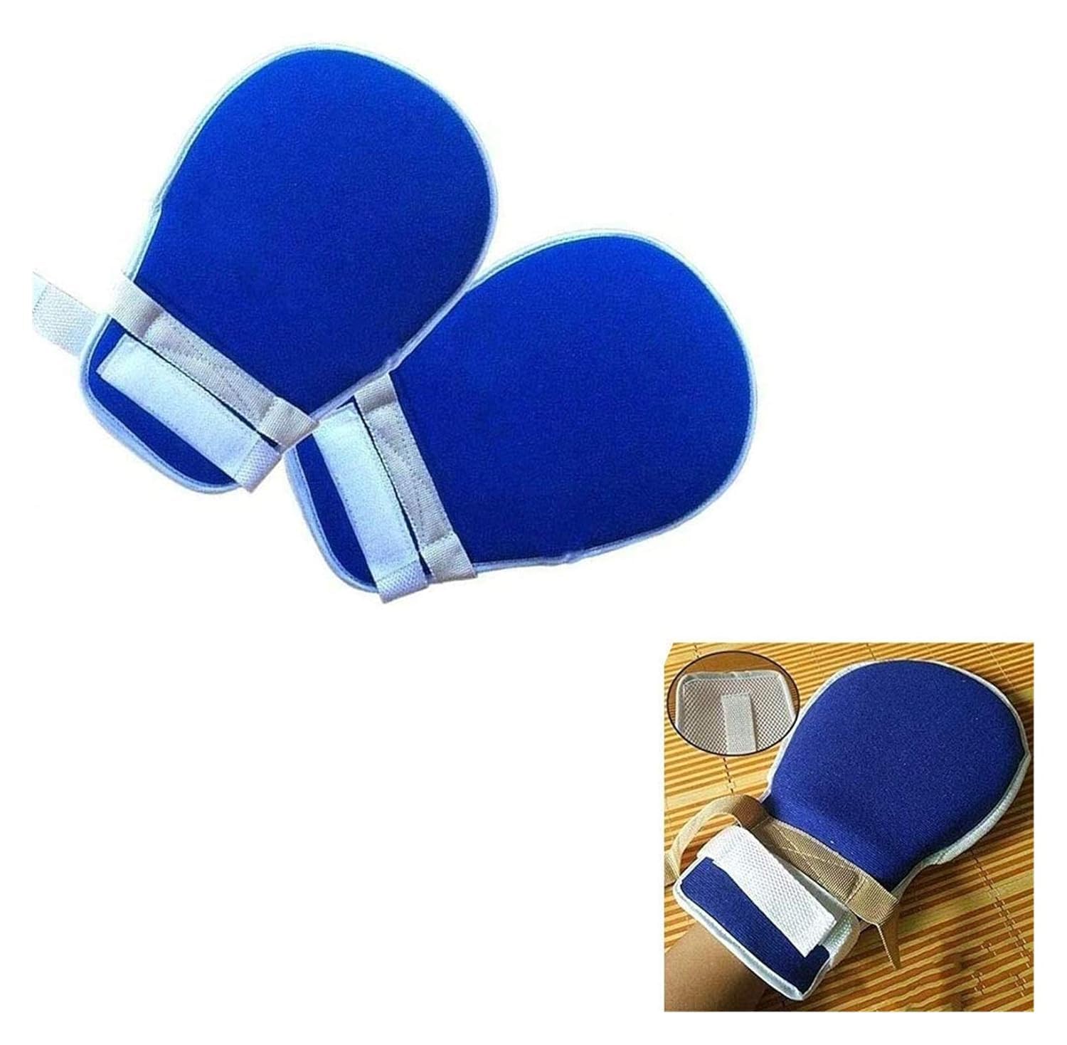 liuduo Safety Control Mitts,Dementia Gloves Hand Infection Protectors Mitts Finger Control Glovers Pair Finger Harm Fixed Glove