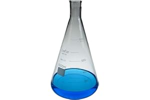 LUERFLEX 6000ML 1.5GAL Erlenmeyer Flask Borosilicate Glass Pack of 1