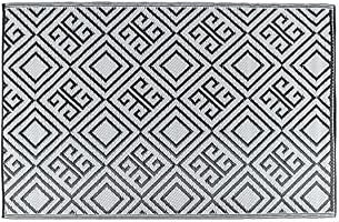 Homescapes Wetterfester Teppich Mit Geometrischem Muster Fur