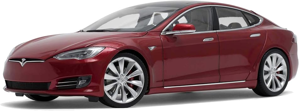Tesla Diecast Model S P100d Red