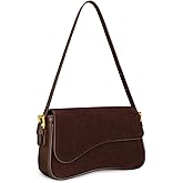 XquiziFit Shoulder Bag for Women Small Purse Mini Hobo Handbag Trendy Suede Purse with 2 Detachable Shoulder Straps
